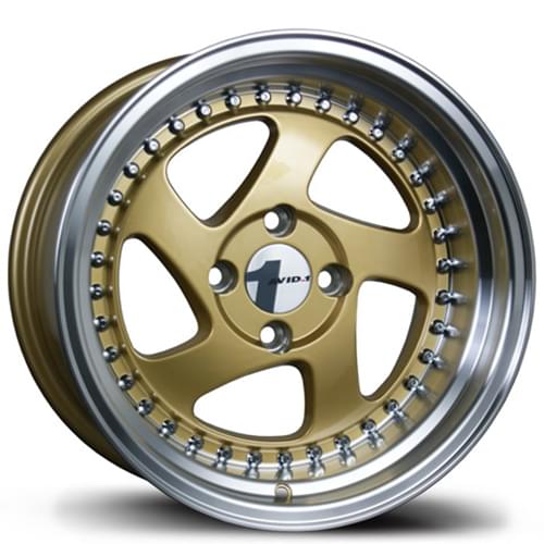 AV19 Wheel - Gold With Machined Lip | Tires Wheels Direct