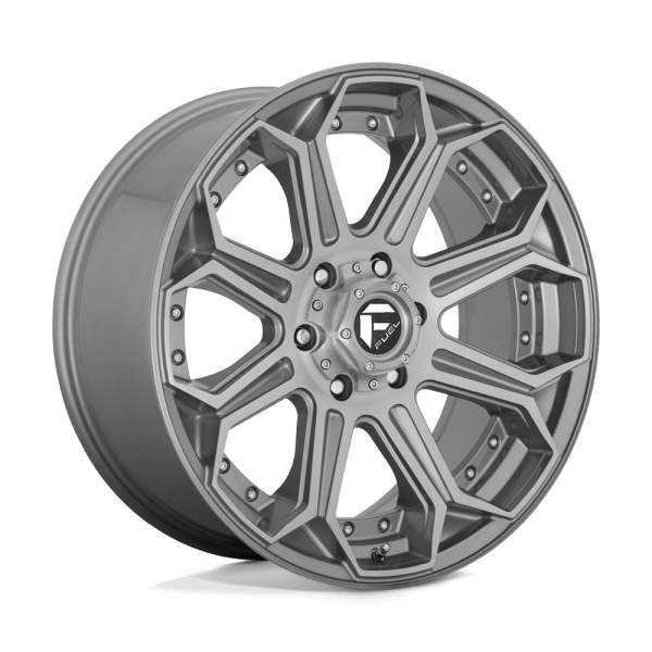 SIEGE D705 6LUG 20x9 ET20 BRUSHED GUNMETAL TINTED CLEAR A1 png