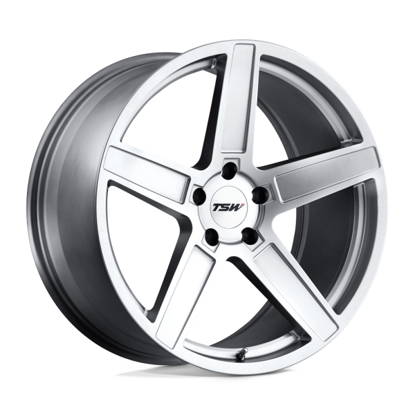 alloy wheels rims tsw ascent 5 lug rotary forged matte titanium silver std org png
