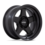 KMC KM728 17X9 6 ET 38 MATTE BLACK A1 png