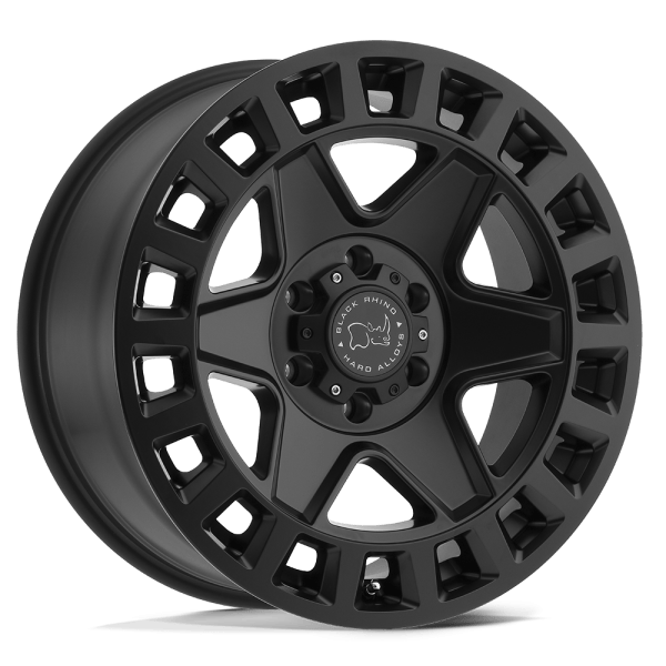 york truck wheels rims black rhino york 6 lug matte black std org png