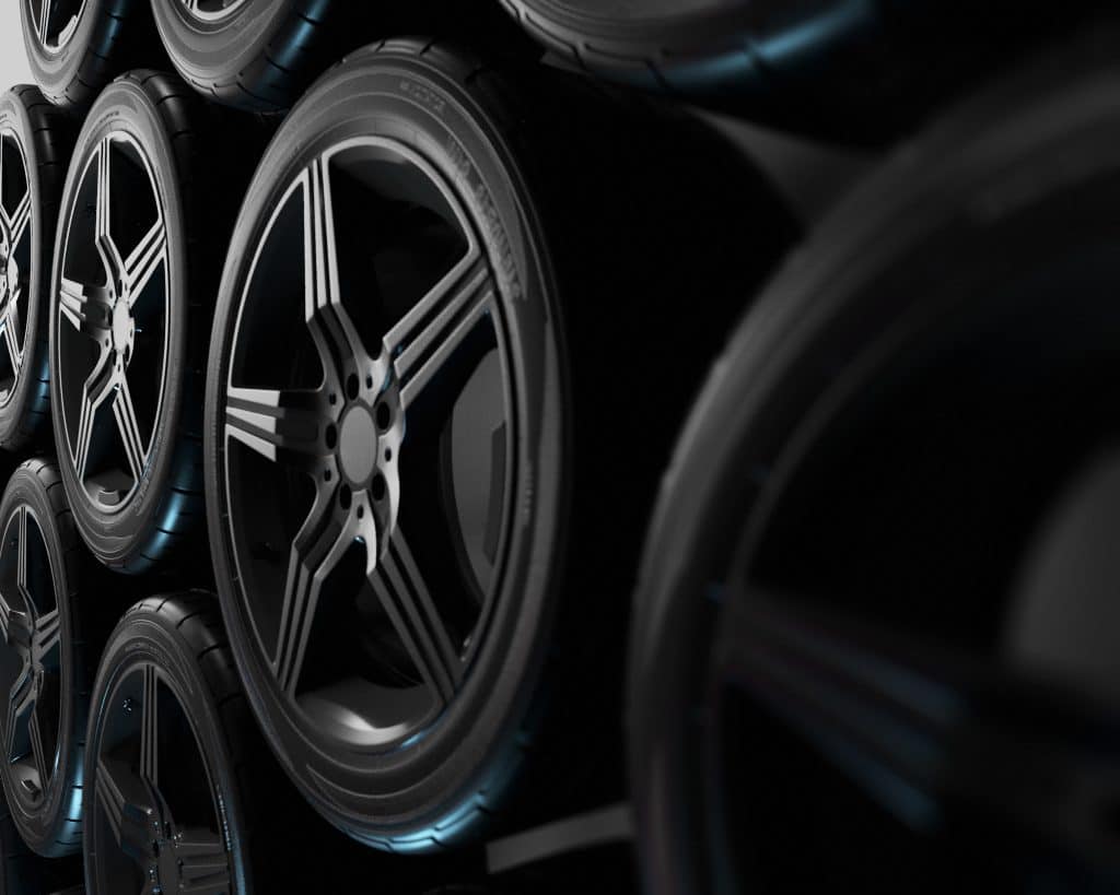 3d illustration to buy wheel for tires online