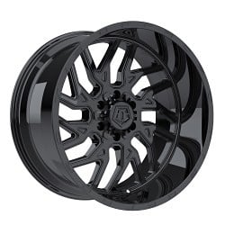 TIS 544B 22×12 -44 8×170 Gloss Black