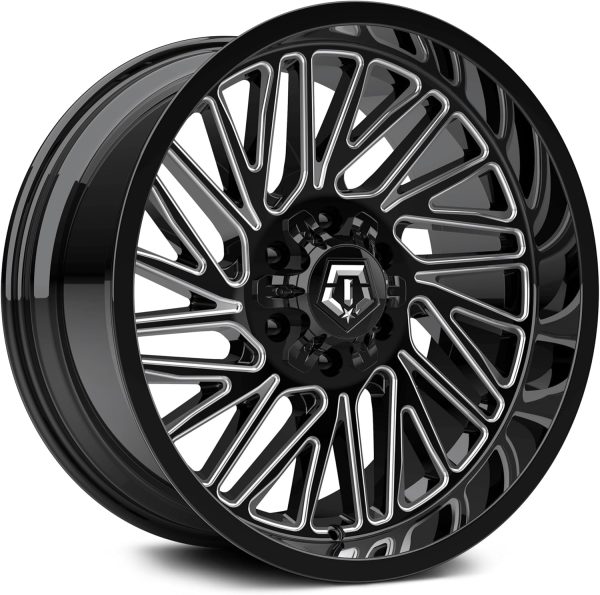 TIS 553BM 22X12 -44 5×5/5×5.5 Black Milled