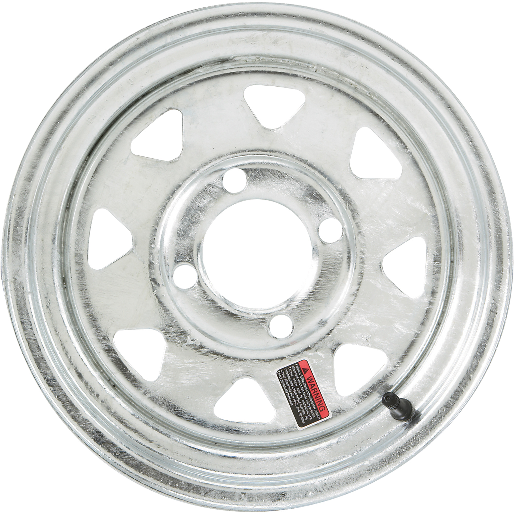 20 Galvanized Spoke Trailer