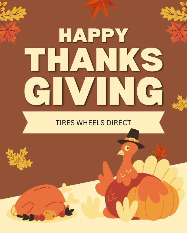 Thankful, Grateful and Joyful. Happy Thanks Giving! 🥂 
-Tires Wheels Direct